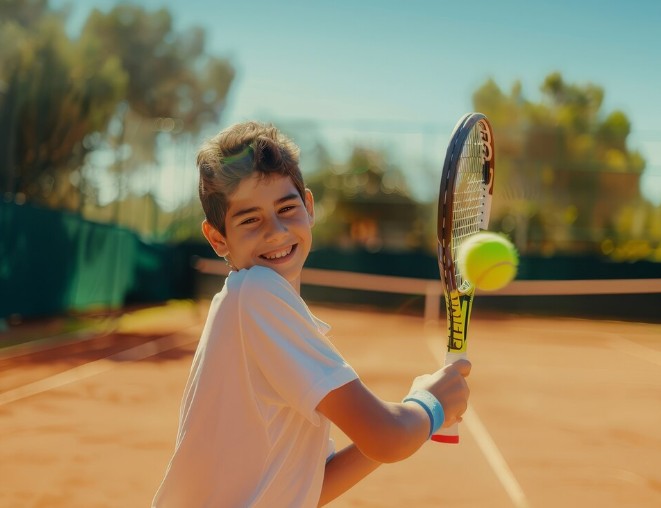 Entrenador dando instrucciones a jugador